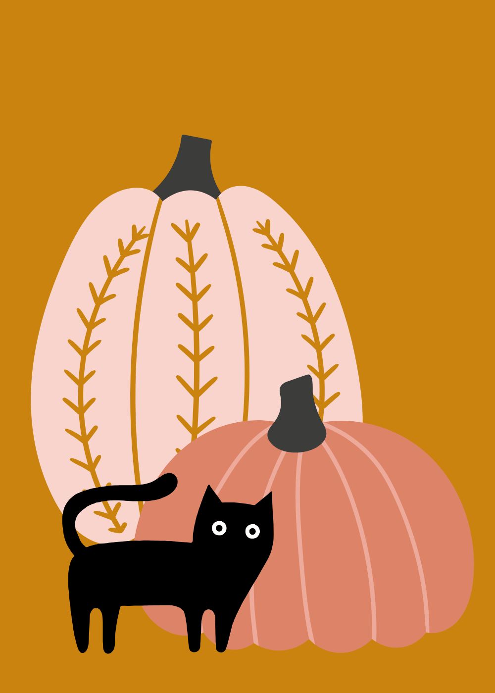 Fall Autumn Fall and Feline Fun 1