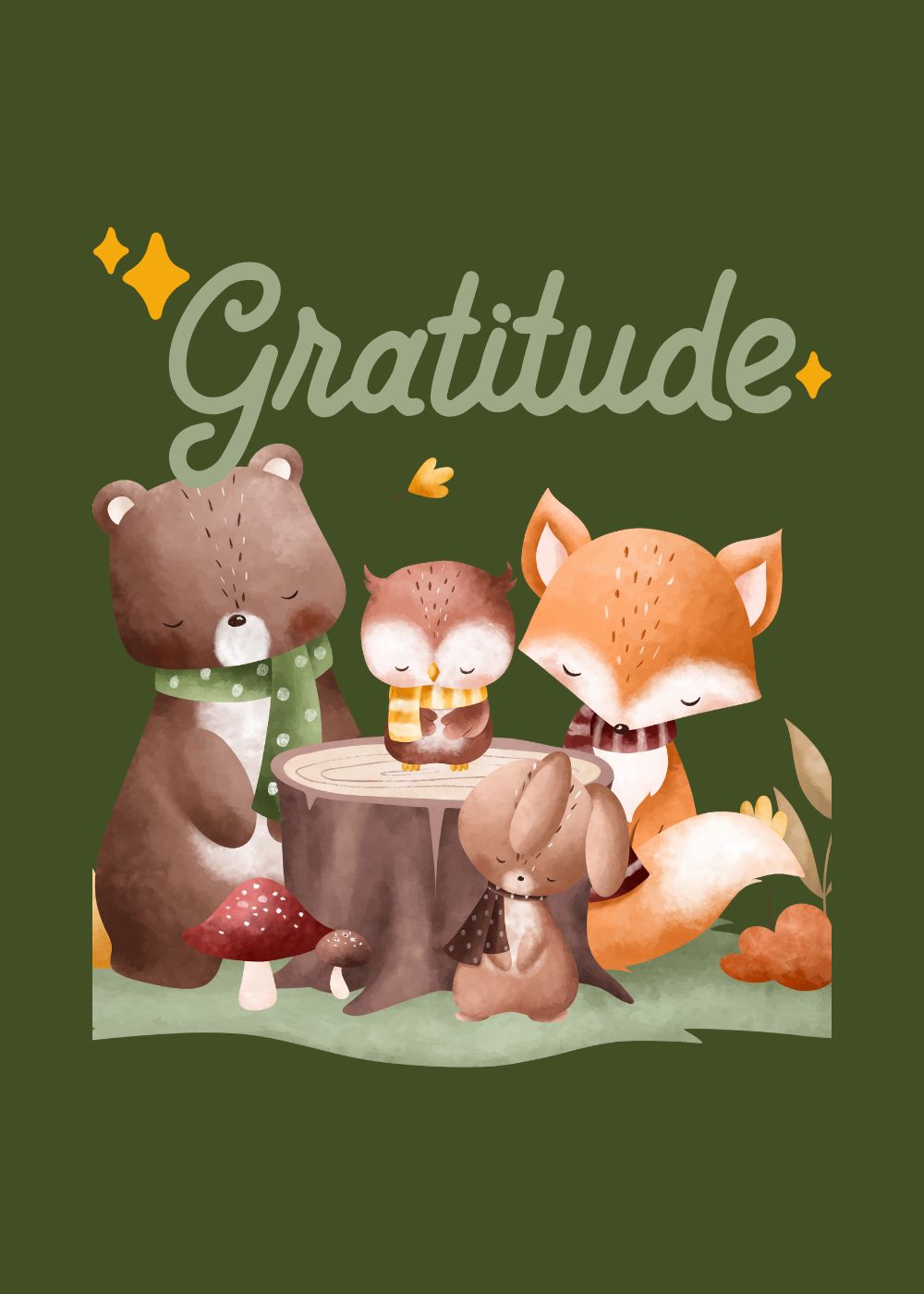 Fall Gratitude Bountiful Bears 1