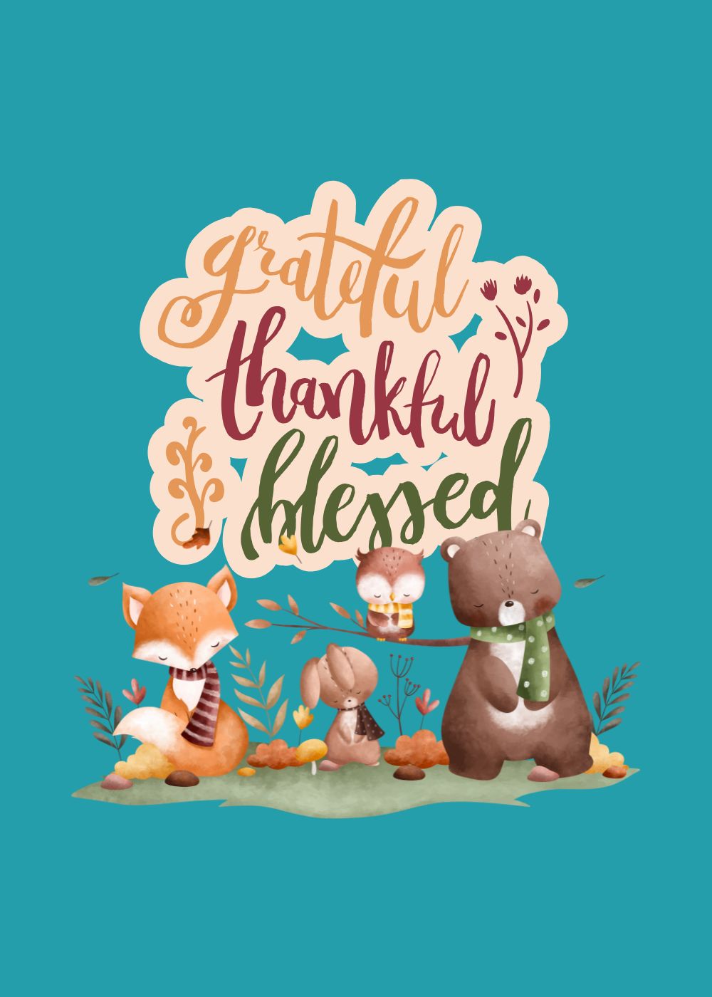 Fall Gratitude Foxy Gratitude 12