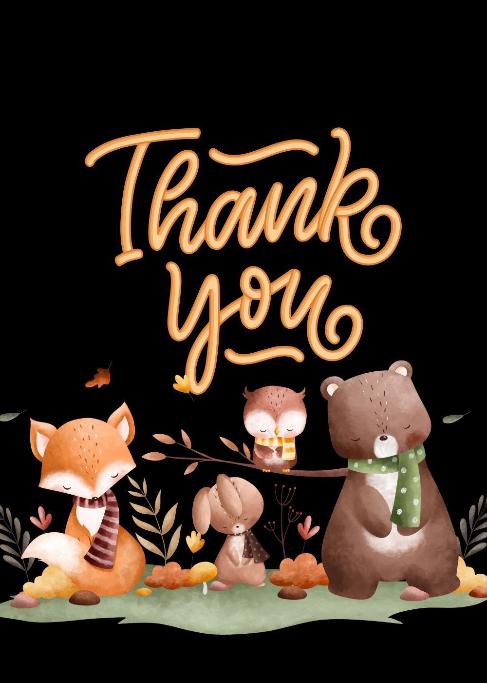 Fall Gratitude All My Forest Friends 11