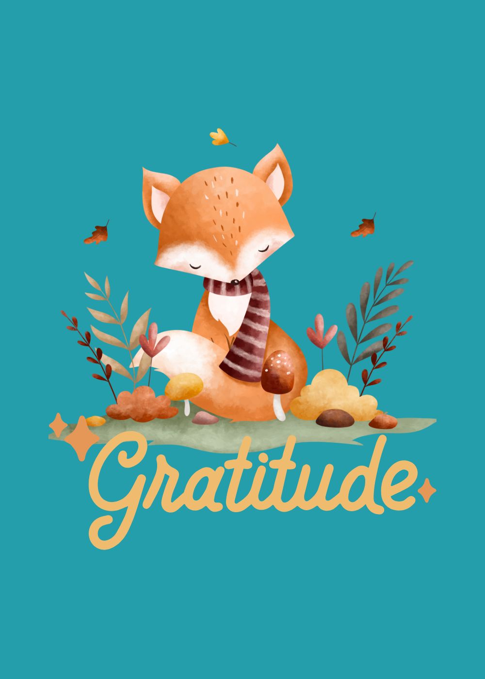 Fall Gratitude Foxy Gratitude 2