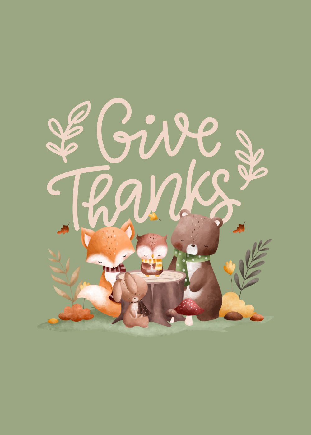 Fall Gratitude More Forest Friends 2