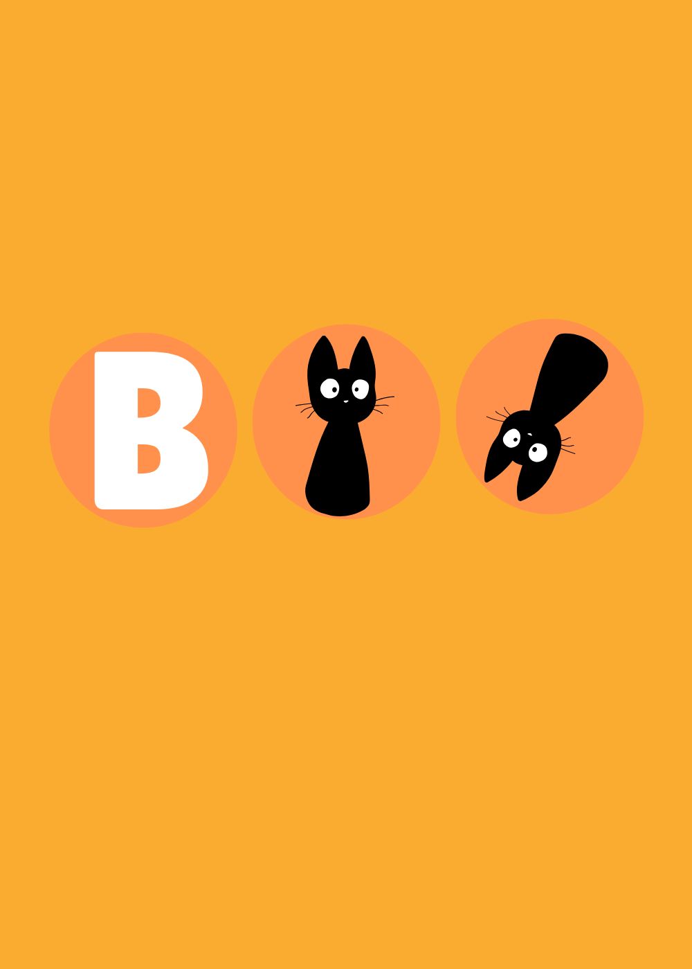 Fall Halloween Boo Kitty Boo Bat 4