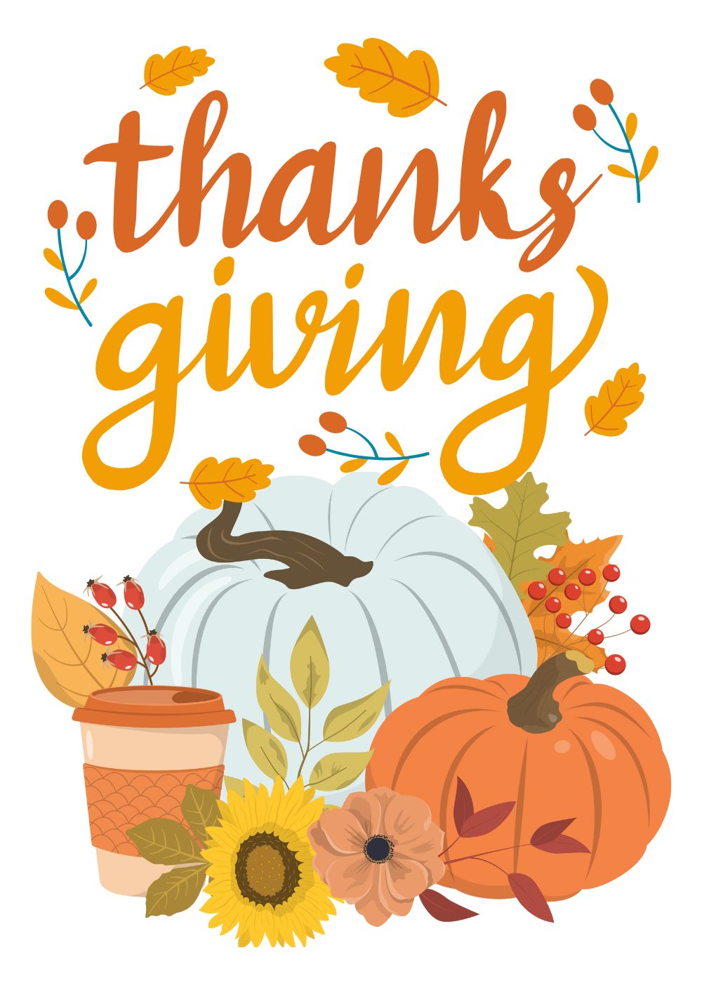 Fall Thanksgiving Let's Celebrate 5
