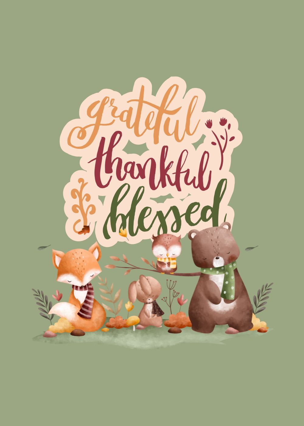 Fall Gratitude More Forest Friends 9