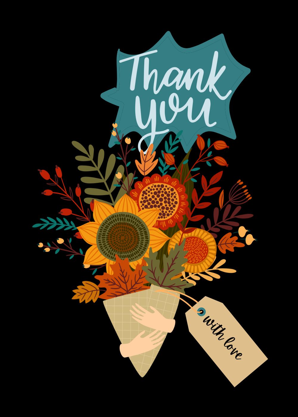 Fall into a Thank You 8