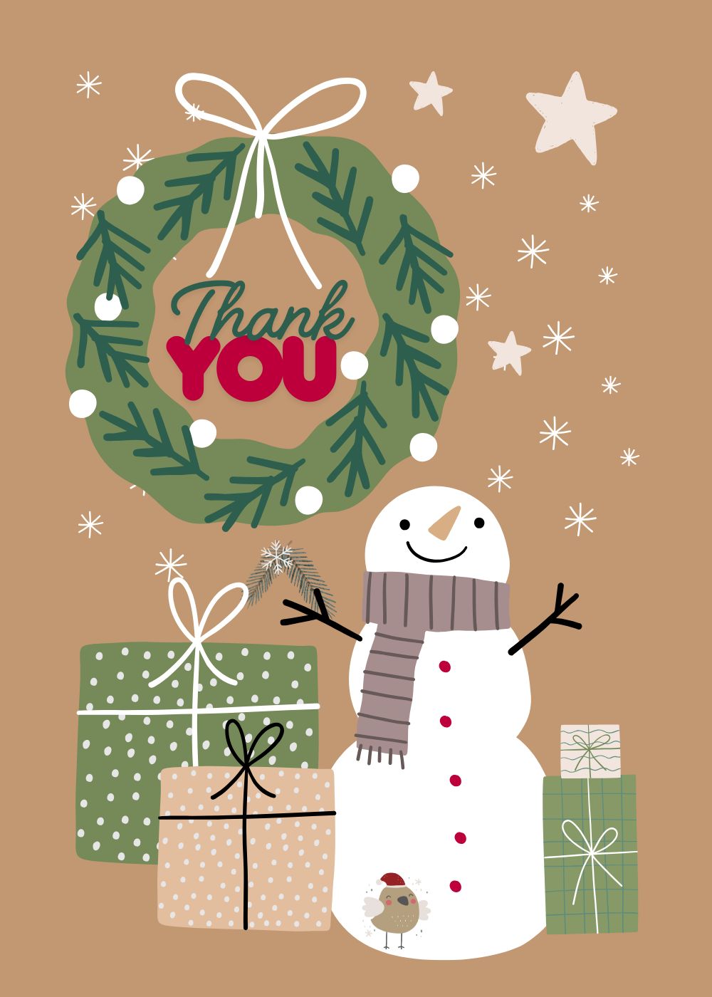 12Winter-Snowman-Thanks