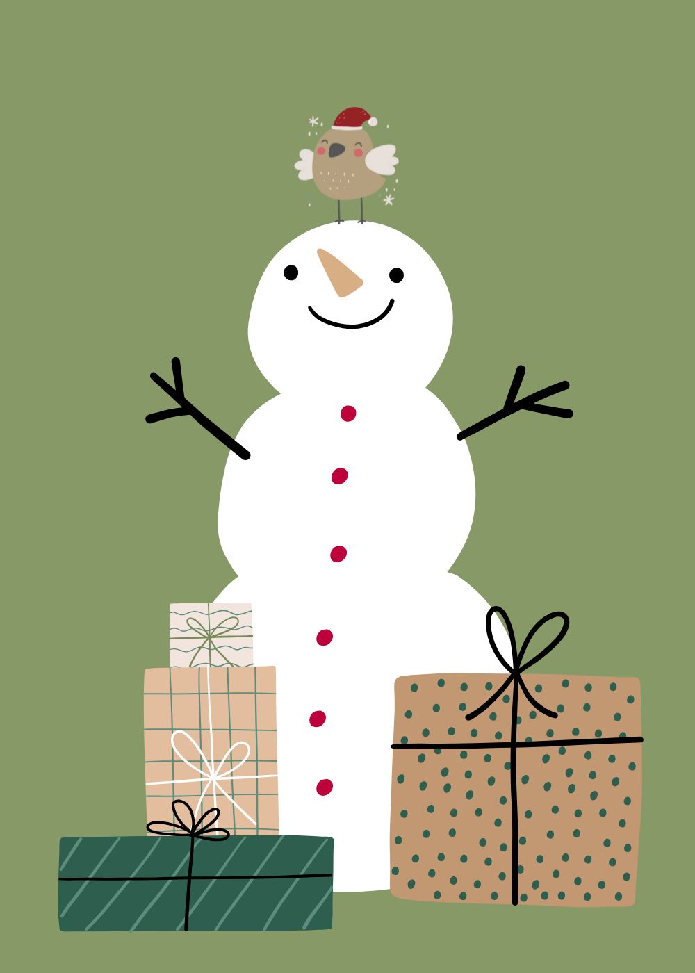 3 Winter-Snowmen-Love