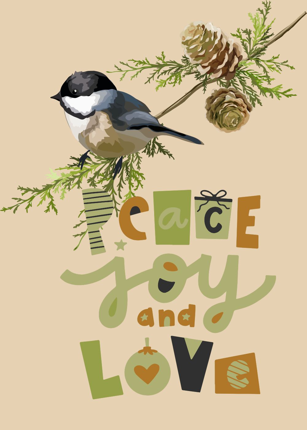 4 Winter Joyous-Evergreen