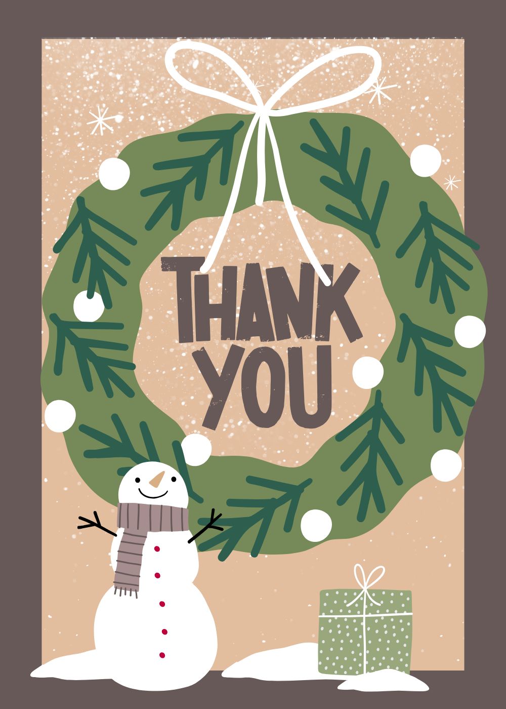 6Winter-Snowman-Thanks