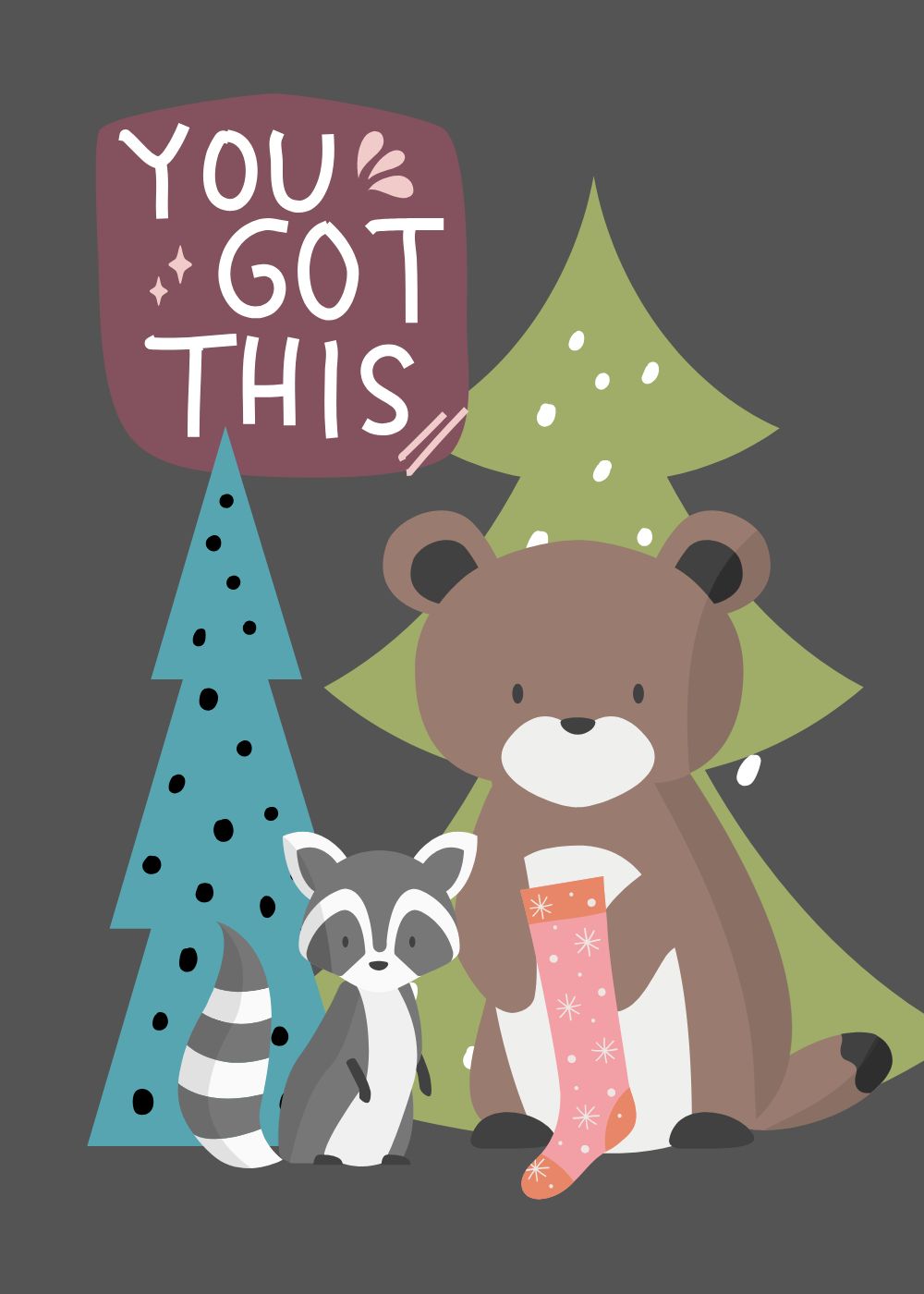 7 Winter-Friends-in-the-forest