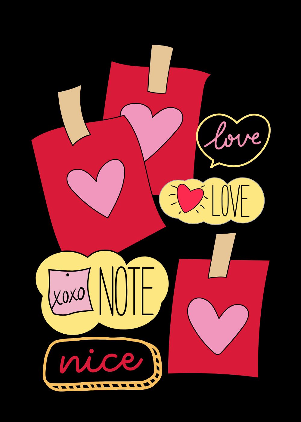1 Winter-Post-it-notes-of-love