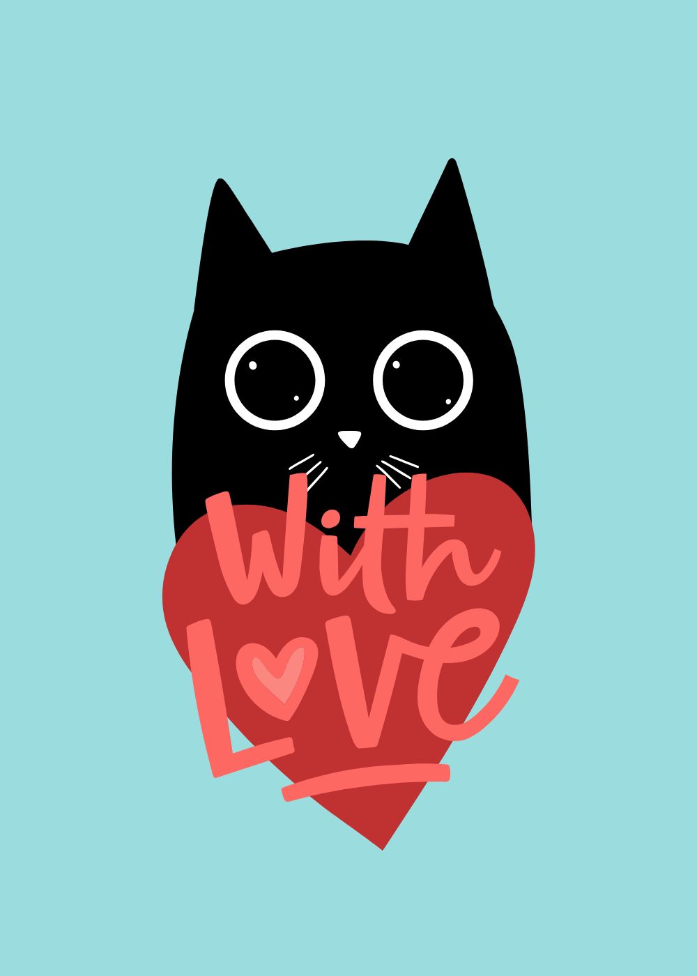 12 Winter-Kitty-love-notes