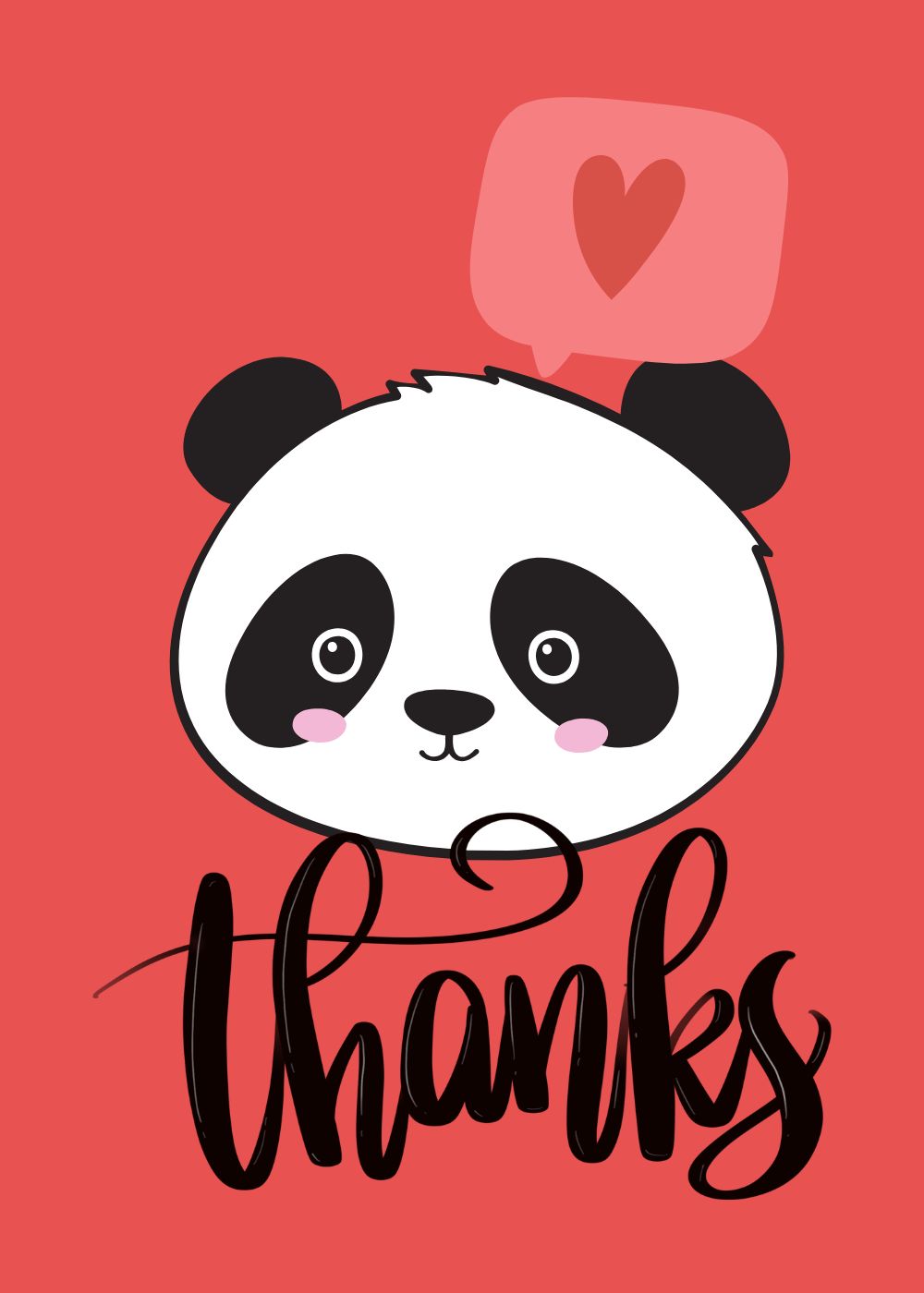 9 Winter-Thank-you-panda