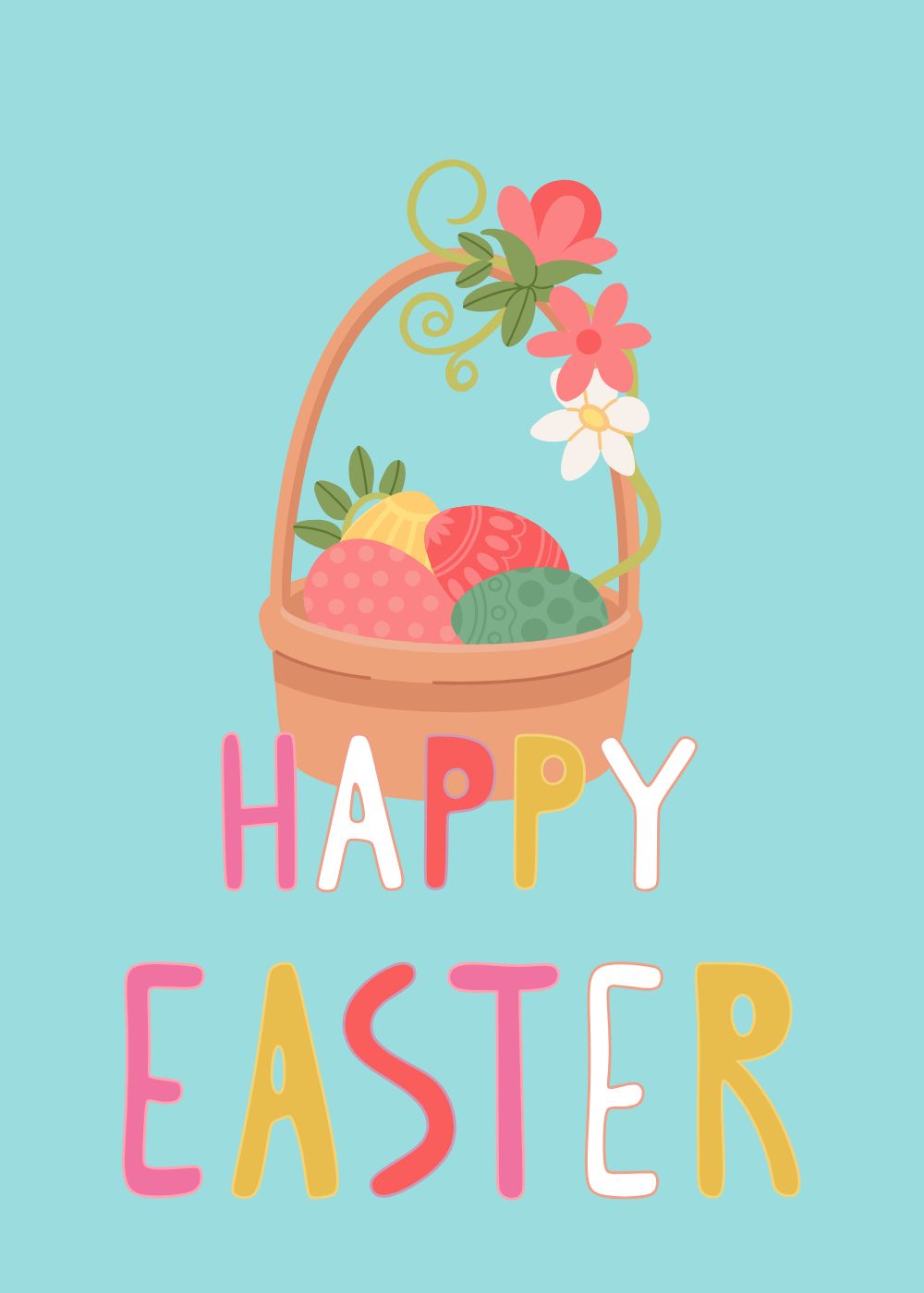 12 Spring Bunnies-&-Baskets