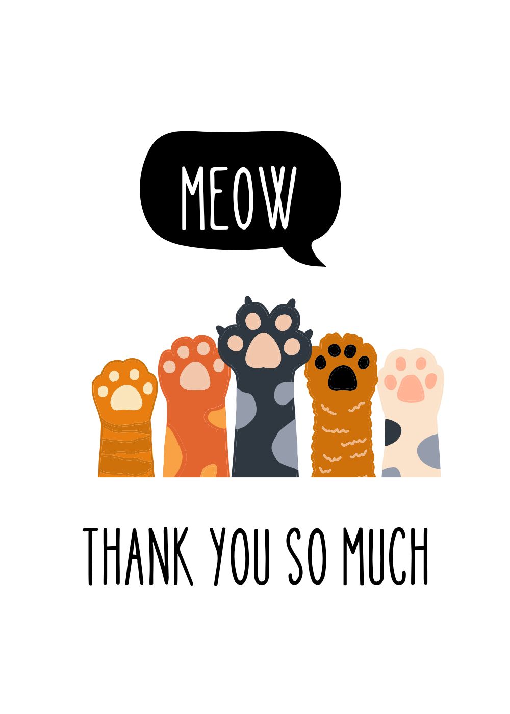 6 Winter Thank-Meow
