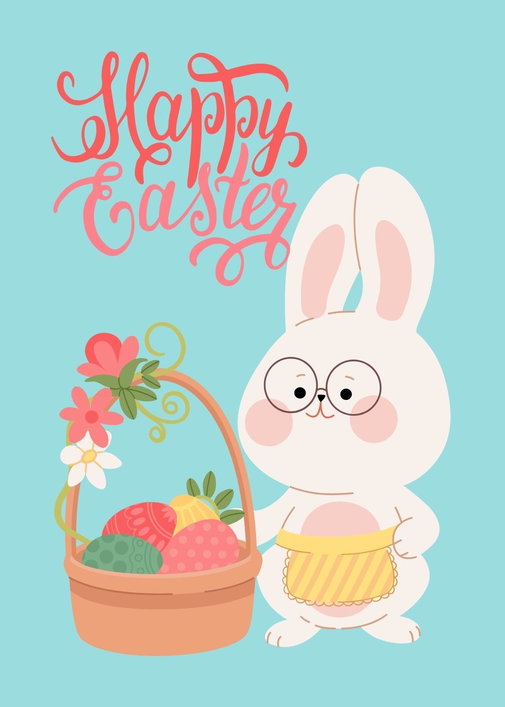 7 Spring Bunnies-&-Baskets