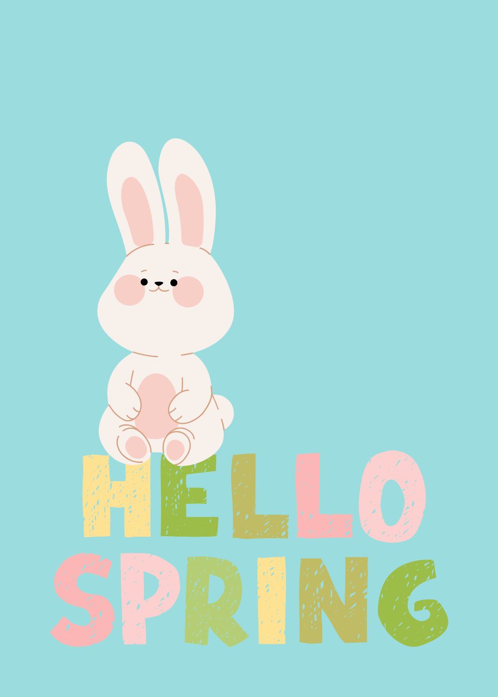 9 Spring Bunnies-&-Baskets