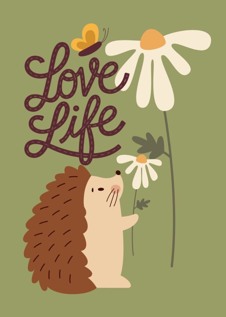 Hedgehog Happy