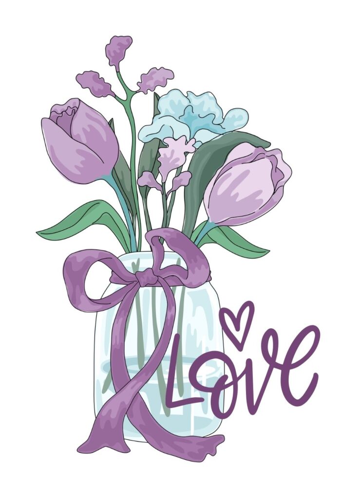 Purple Flower Power