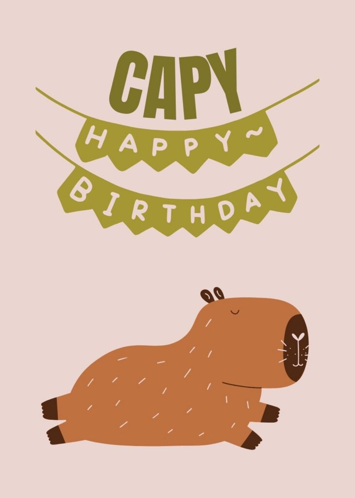 Capy-Happy Birthday
